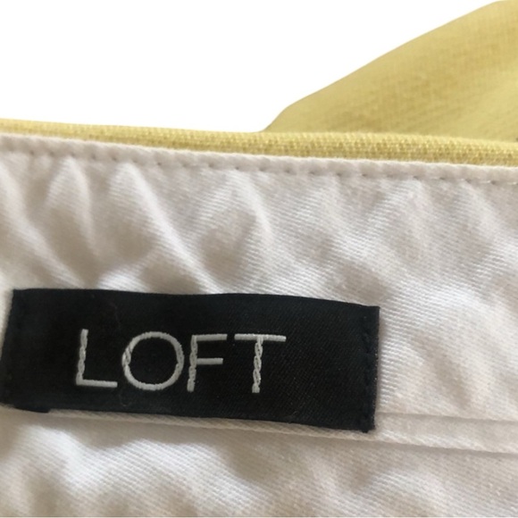 LOFT Marisa Spring Trousers in Beautiful Pale Yellow Size 0 — GORGEOUS!!! - Picture 9 of 11